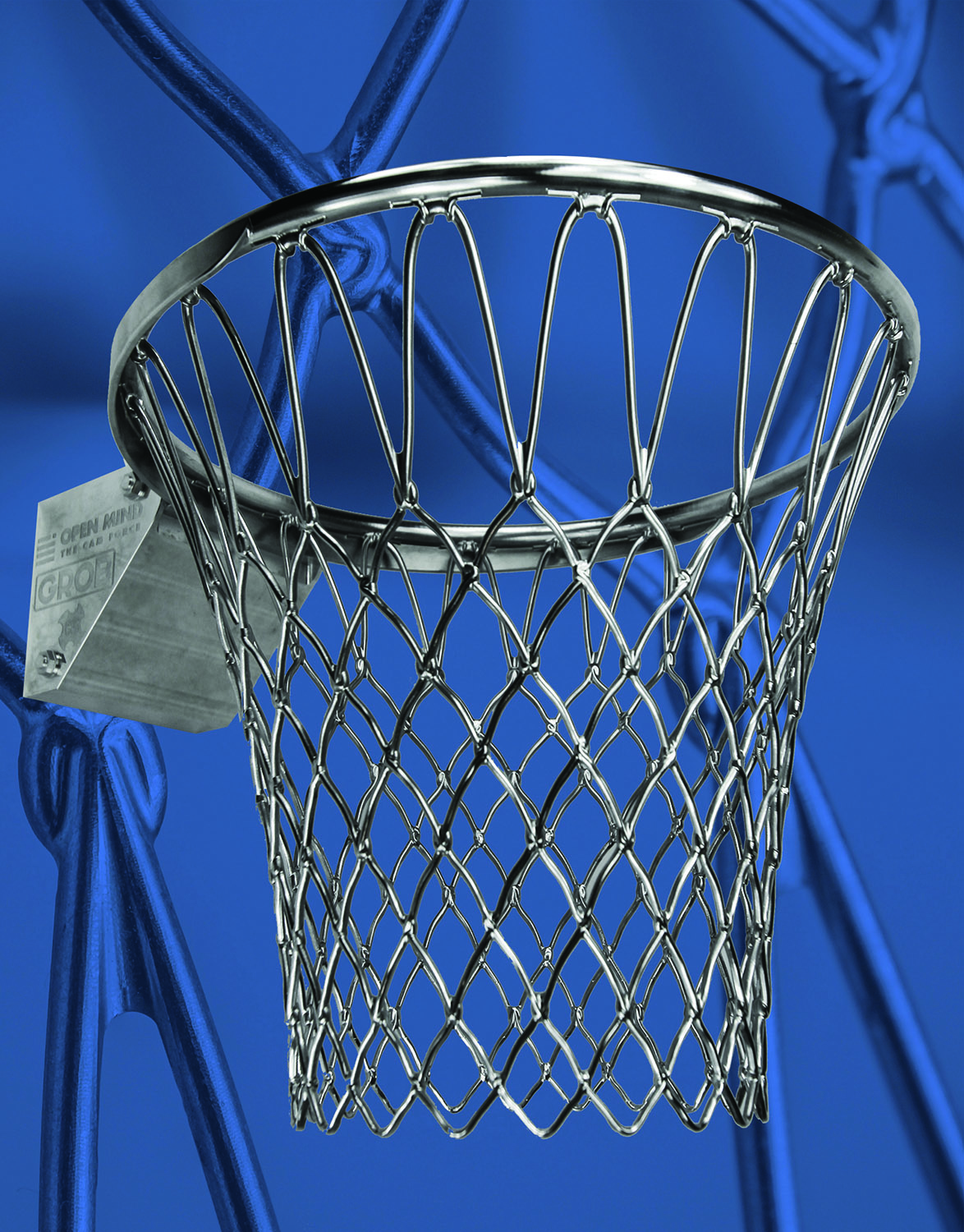 5-axis machining of a basketball net image