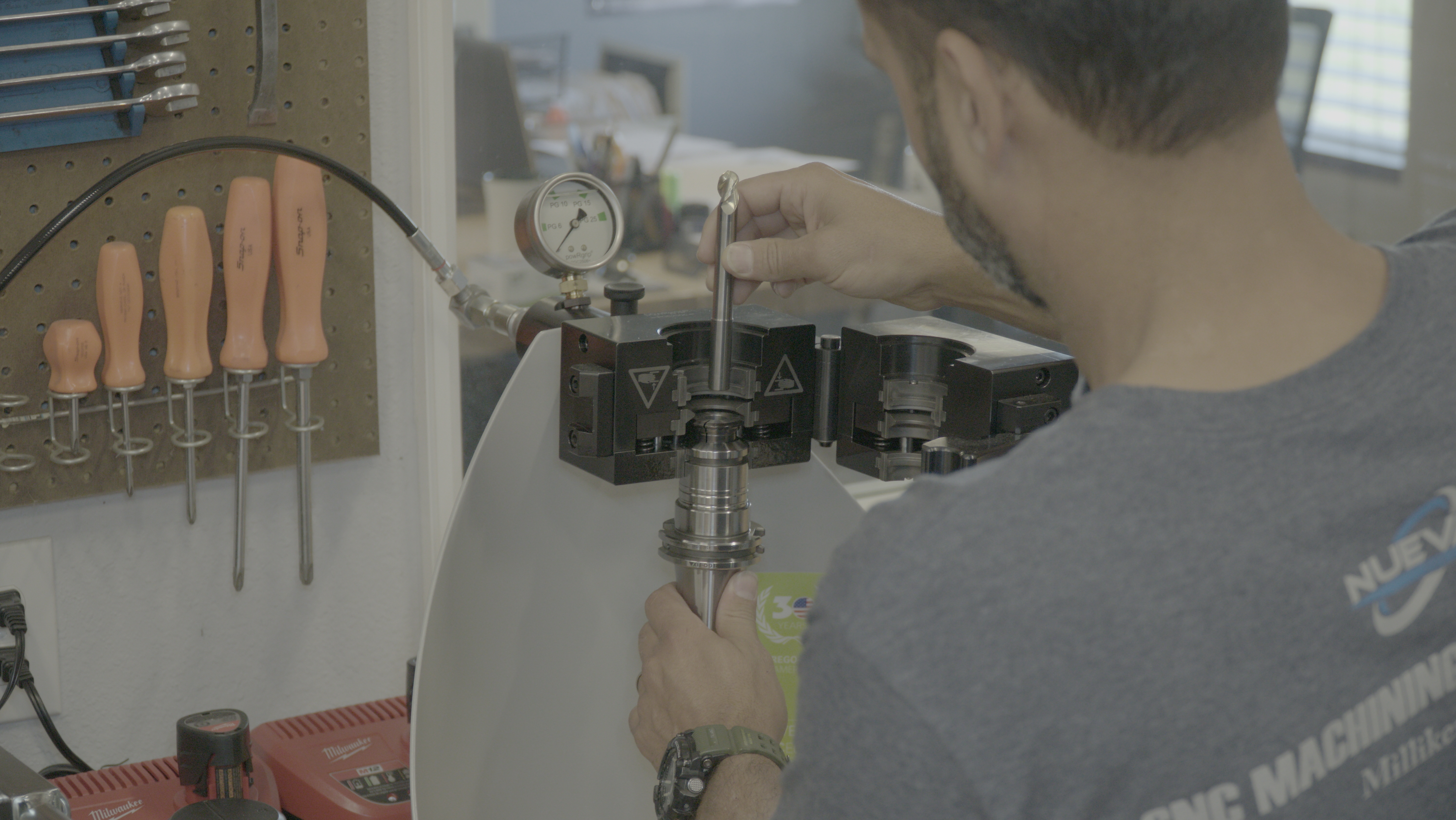 Toolholders fit shop’s up-close-and-personal part production image