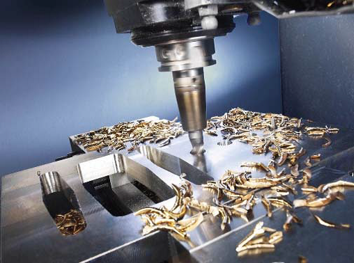 The shavings are virtually residue-free and can be recycled directly. Photo credit: bielomatik Leuze