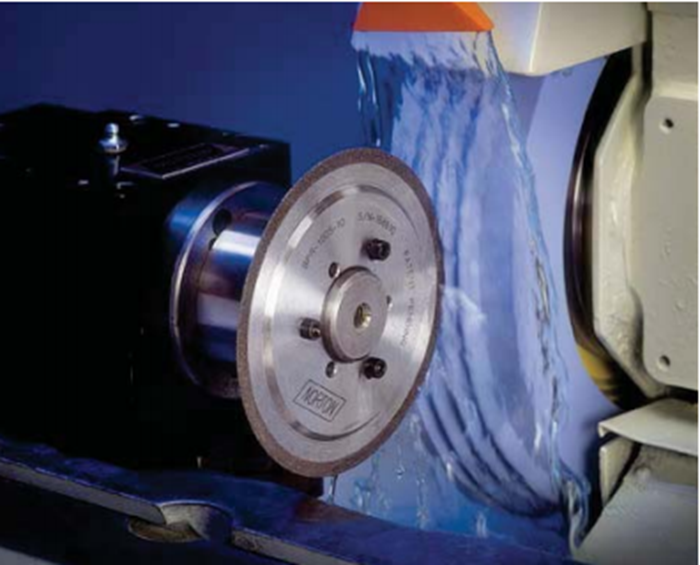 Figure 2: Cylindrical grind traverse dress. Courtesy of Norton | Saint-Gobain.