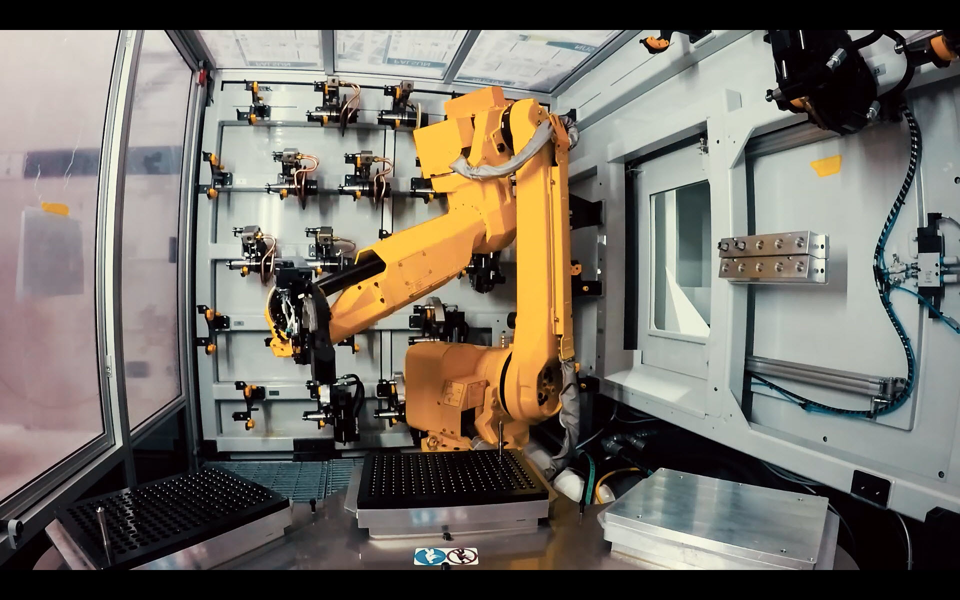 Robotics have taken over the repetitive tasks once done by humans, such as manual loading, and checking and removal of tools and materials. 