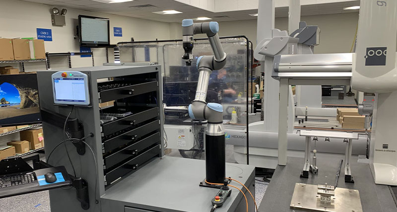 Alloy Specialties adds ‘lights-out’ robotic inspection image