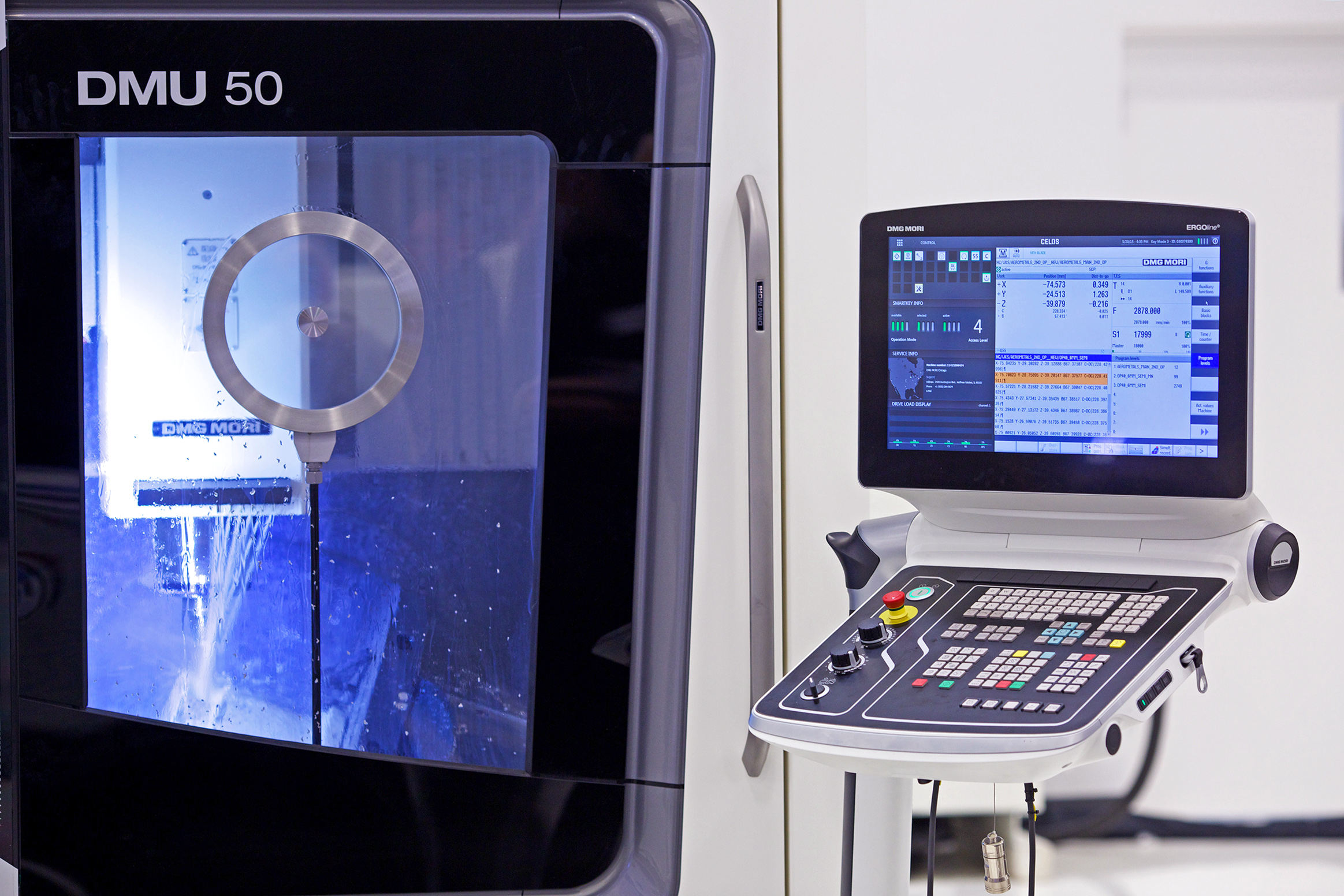 5-axis machining center efficiently produces oil field rock bit image