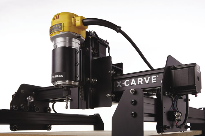 Inventables committed to donating one of its CNC milling machines to a school in every state. Prices for the Carvey start at ,999, while basic kits for the company's first machine, the X-Carve (shown), start at $935. Image courtesy Inventables.