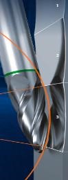 Parabolic performance cutting with a larger effective radius achieves better surfaces in a shorter time with less stress on the tool and the workpiece.