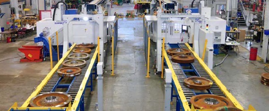 Servicing railway wheels using gantry robot enhances productivity and safety image