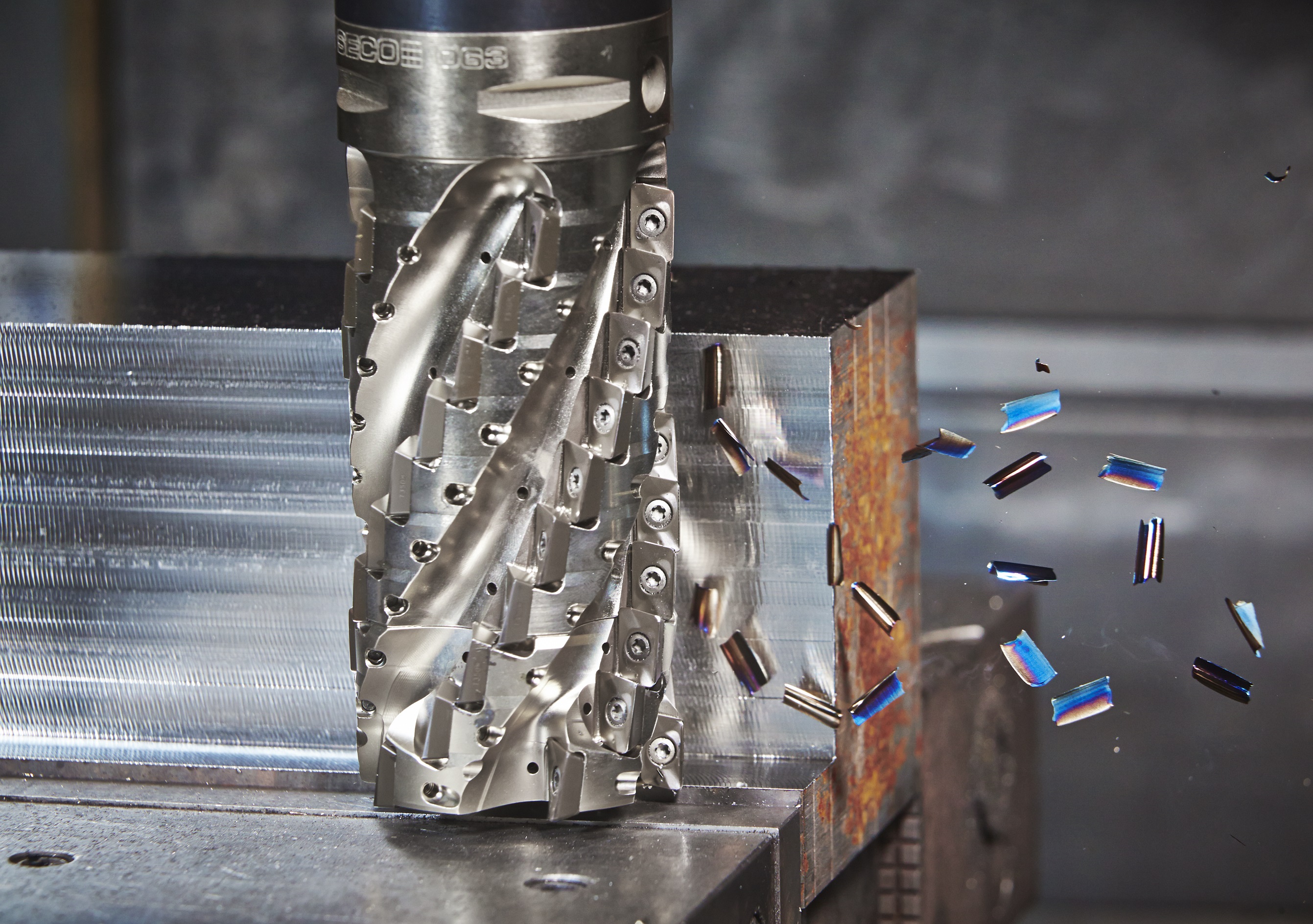 Helical cutters go deep and long in tough materials image