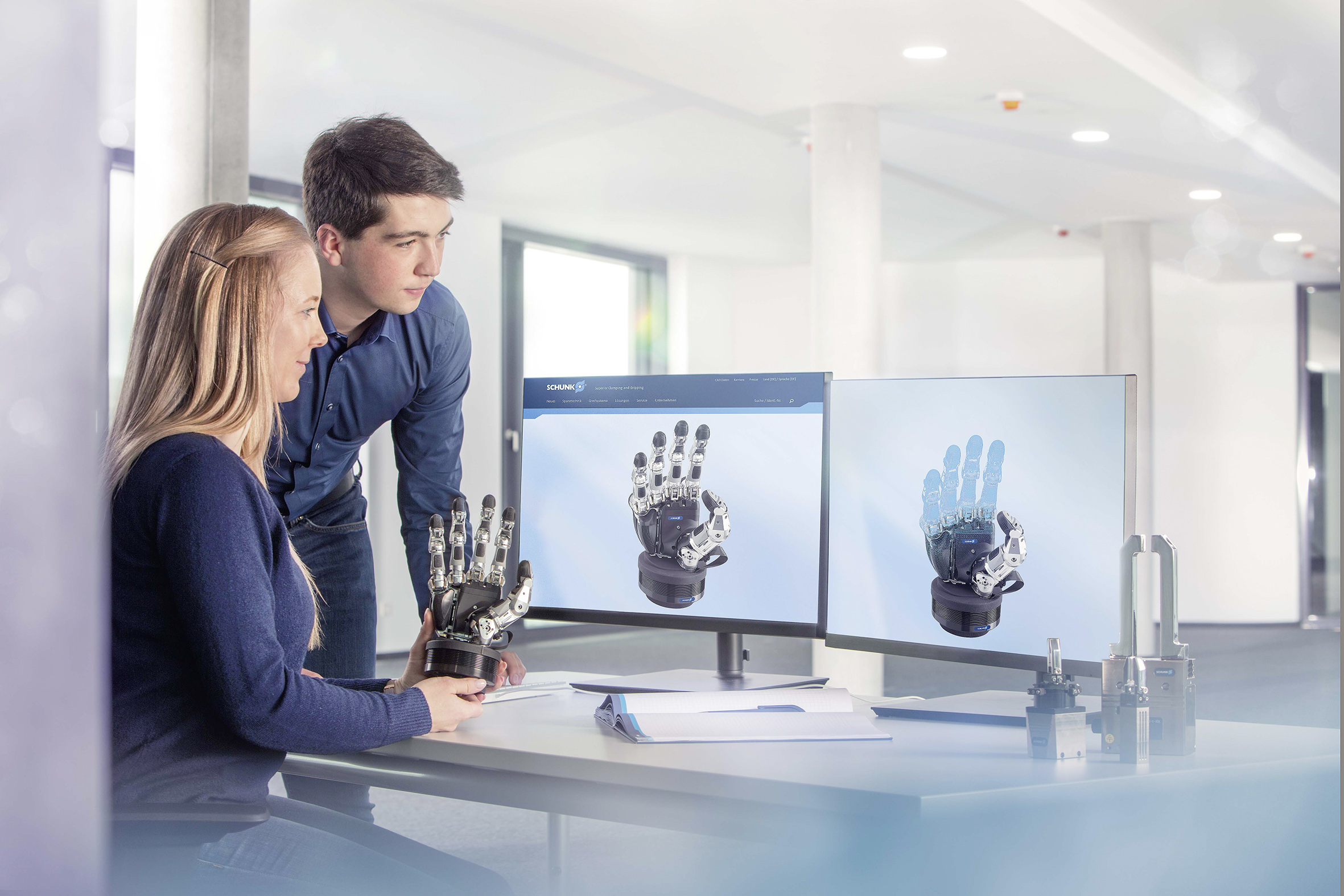 Gripping systems with skilled hands image