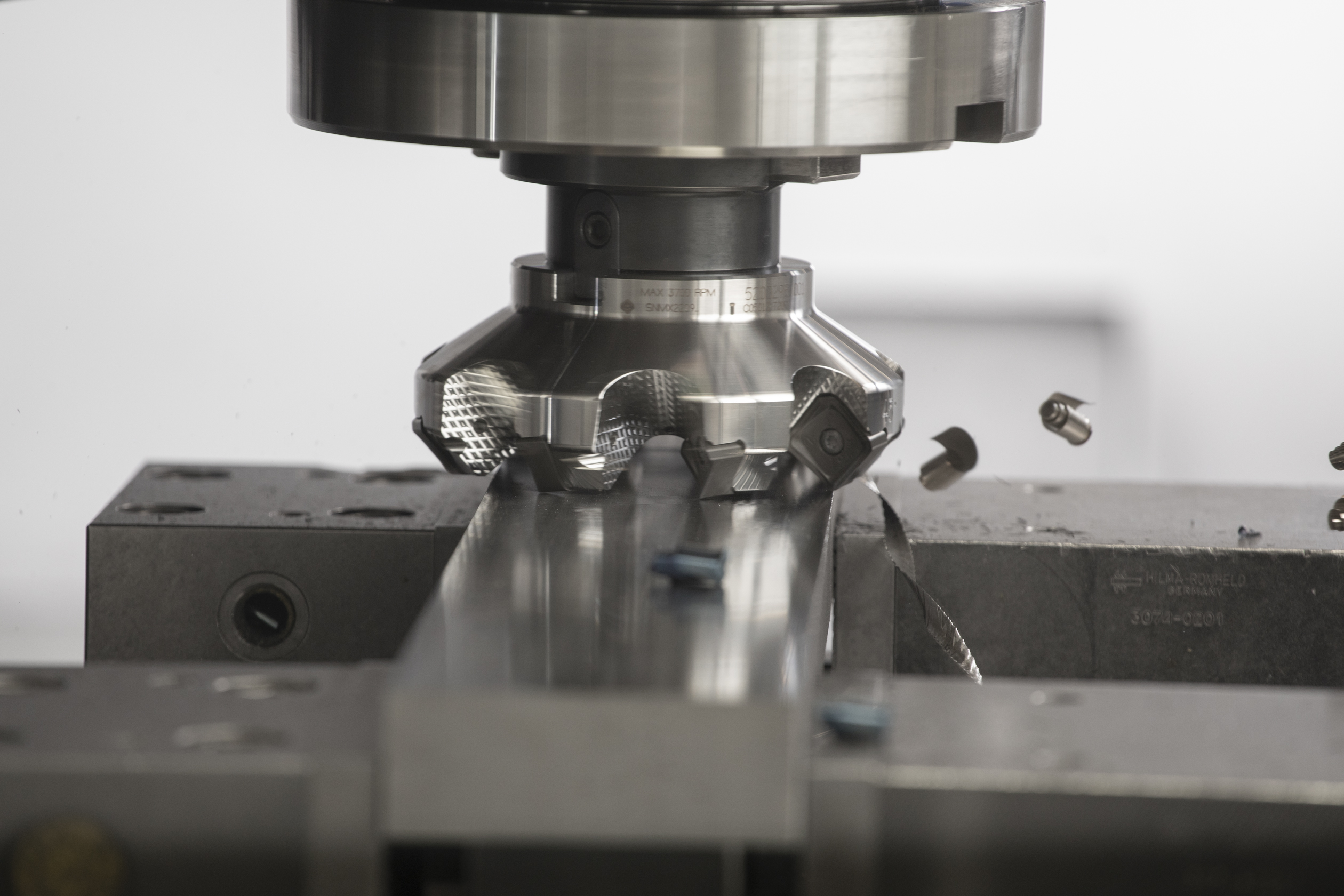 A 45-degree lead angle produces better chip thinning, higher feed rates and more bidirectional cutting forces.