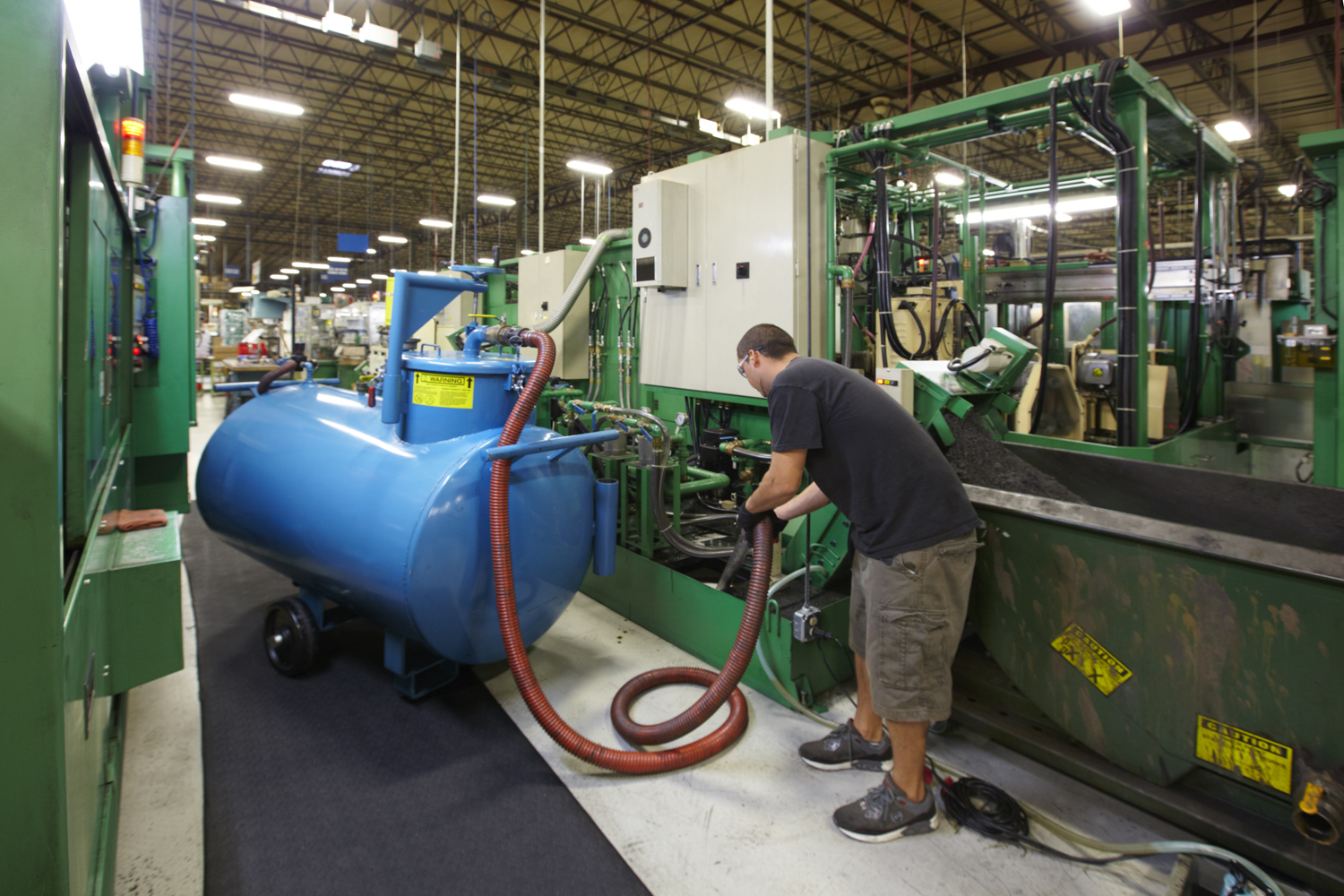 U.S. Tsubaki Automotive saves big with Eriez portable sump cleaner image