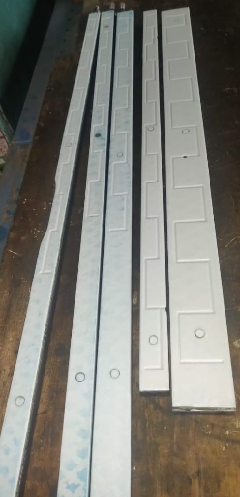 Vesconite Hilube gibs for Vertical Boring Mill