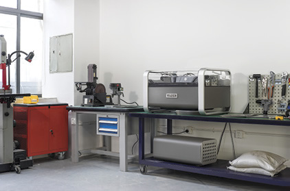 So far, WAZER has raised more than .4 million in a Kickstarter campaign to launch its waterjet cutting machine. Image courtesy WAZER. So far, WAZER has raised more than .4 million in a Kickstarter campaign to launch its waterjet cutting machine. Image courtesy WAZER.