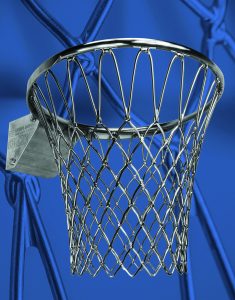 5-axis machining of a basketball net