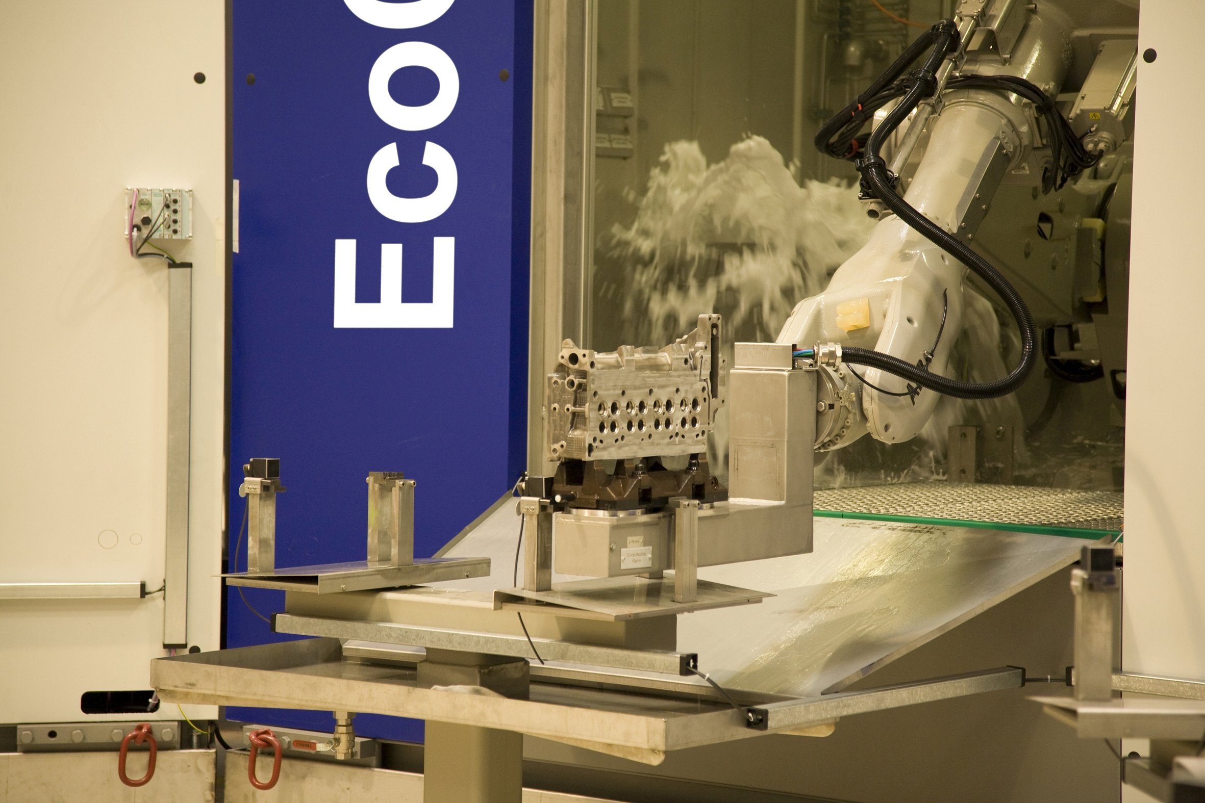 Engine plant reduces power, water consumption by about 30%