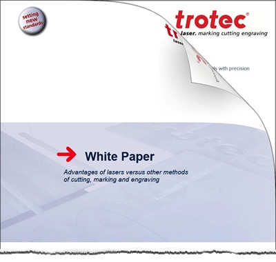 White paper covers laser use for cutting, marking, engraving