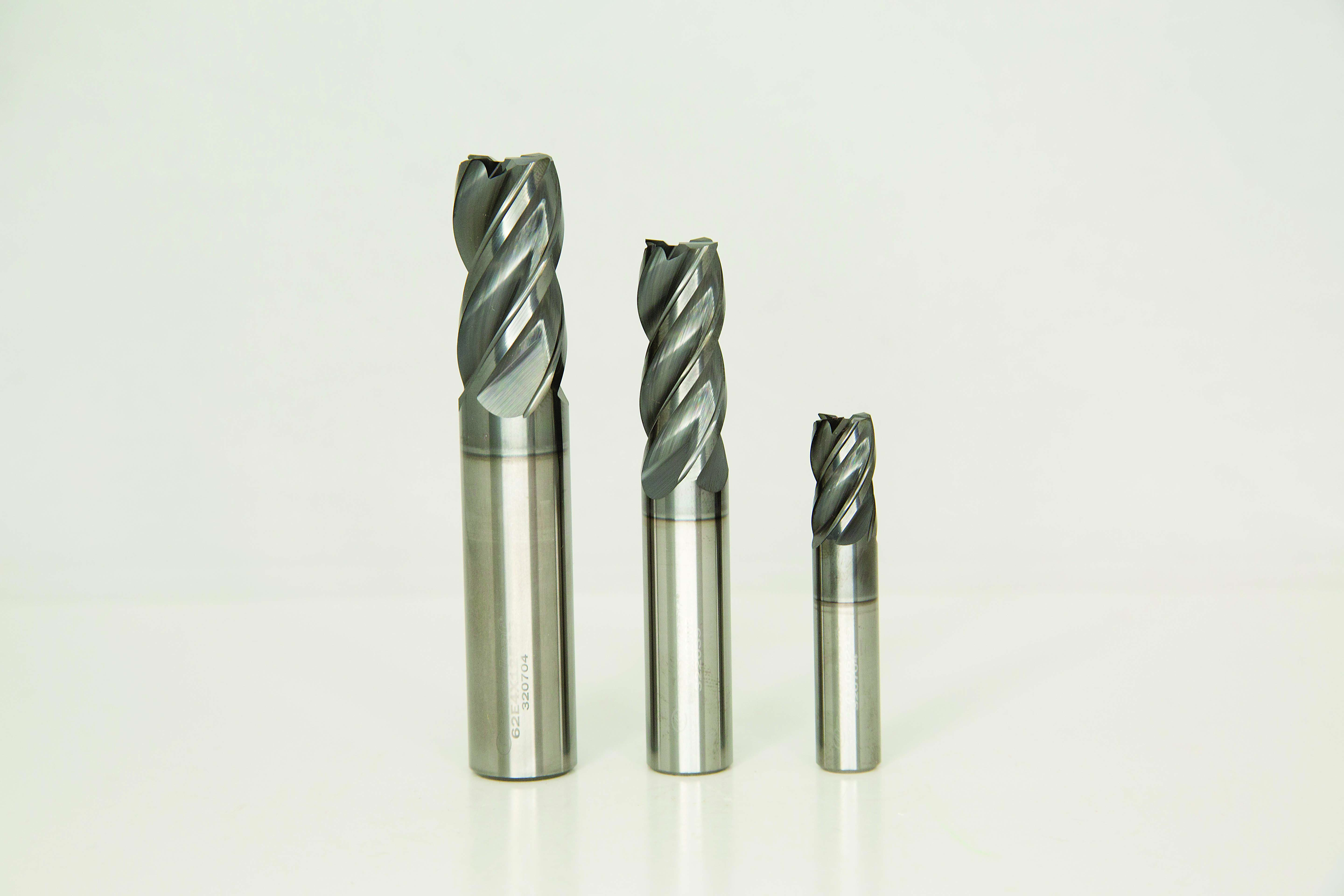 Greenleaf's 360 four-flute carbide endmills are designed for applications requiring heavy material removal rates.