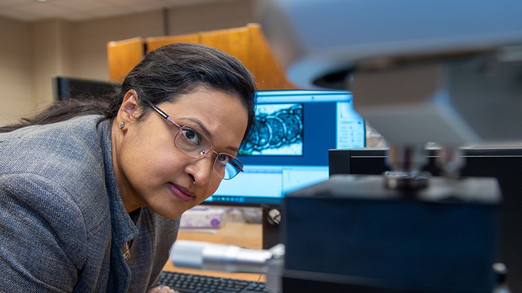 Sabrina Nilufar, assistant professor at SIU Carbondale's School of Mechanical, Aerospace and Materials Engineering