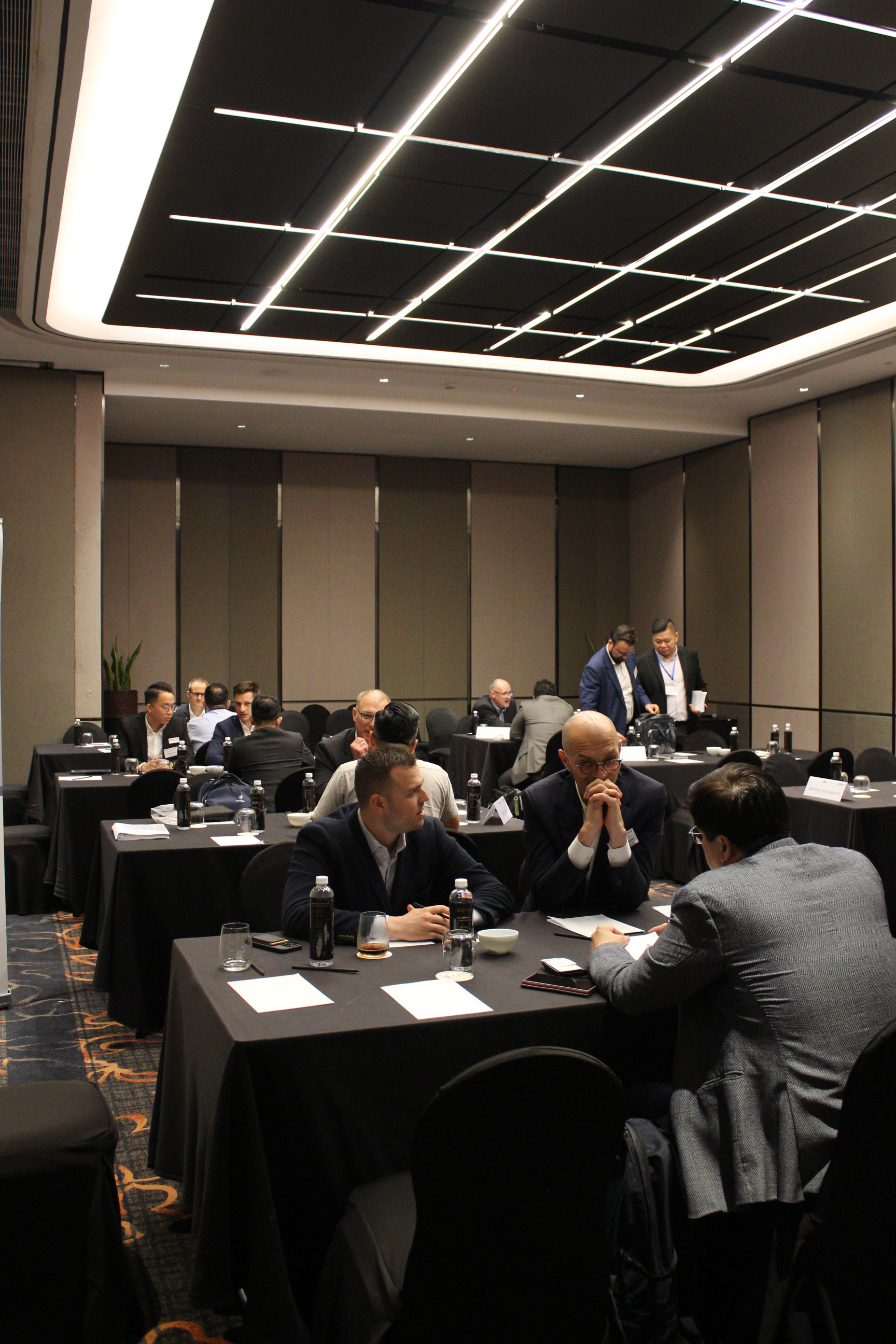 Following the companies presentations.