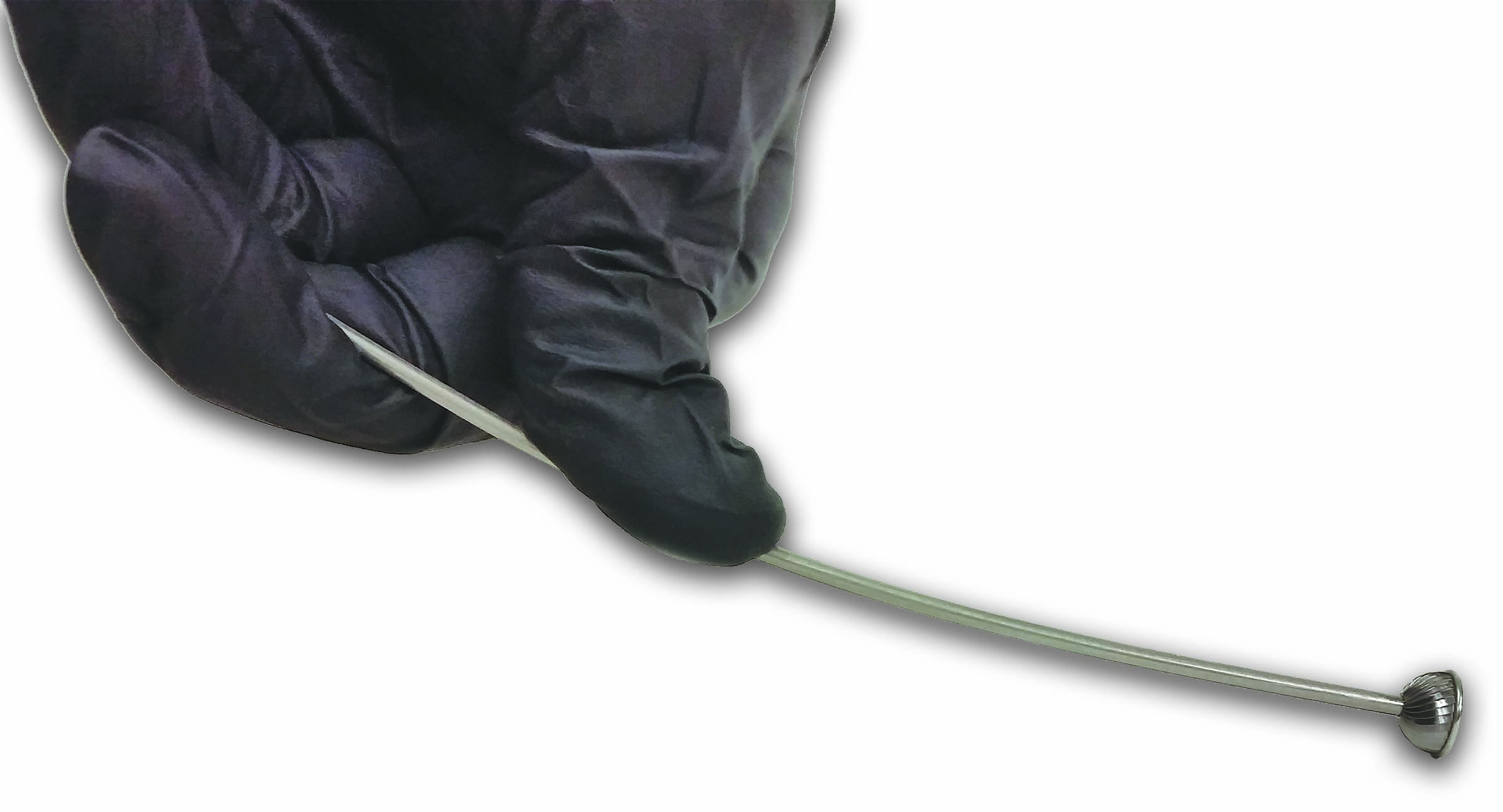 Orbitool's flexible shaft allows a user to bend and pre-load the tool.