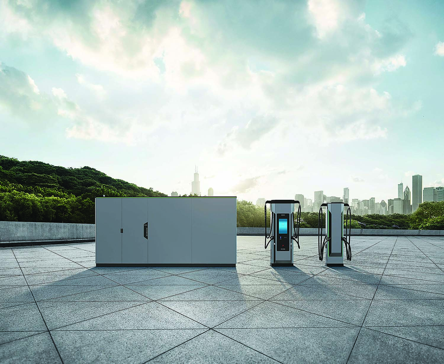 An image of Siemens' Sicharge D and SiE storage dispenser.