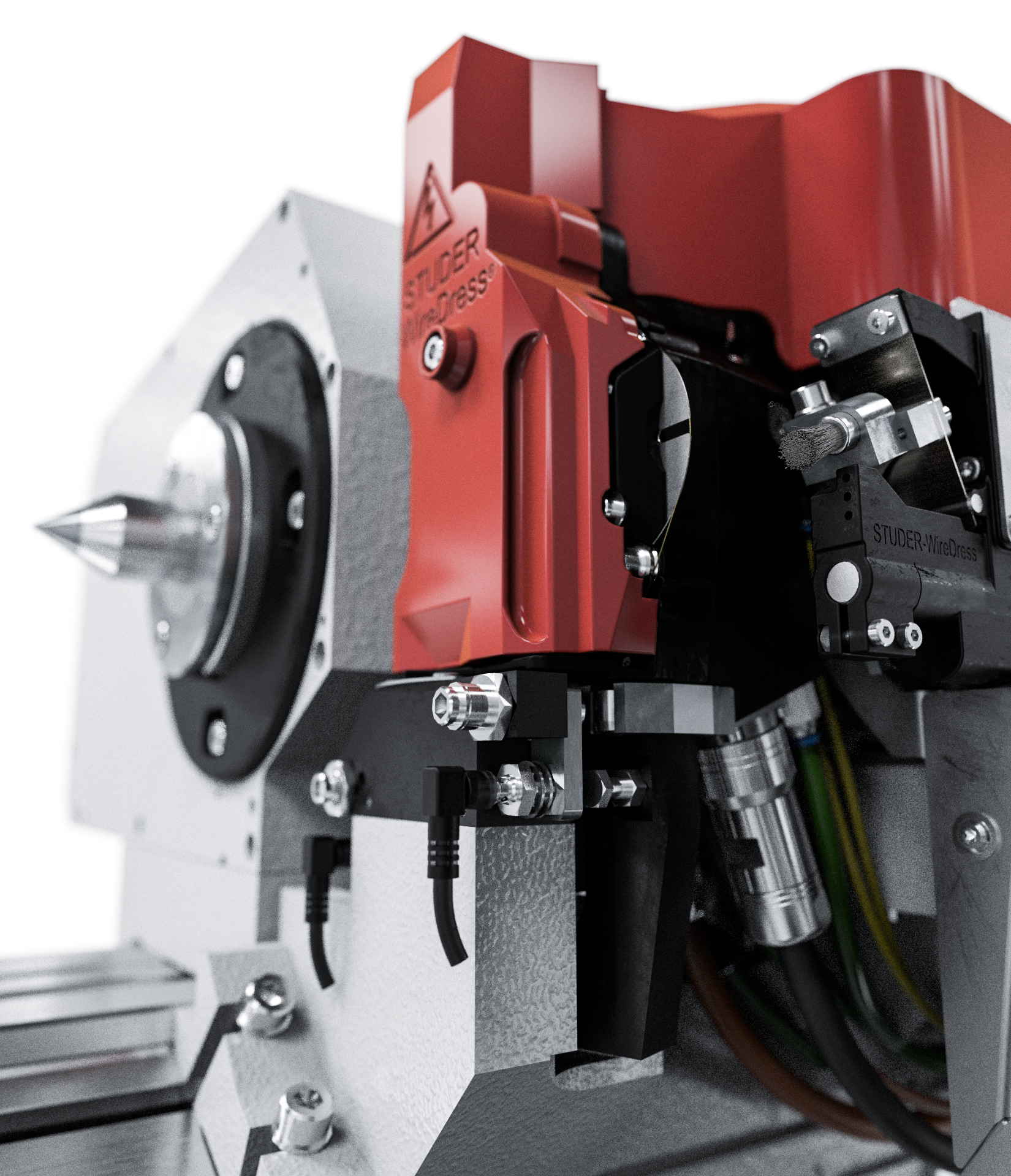 Studer's innovative WireDress technology enables non-contact dressing of metal-bonded CBN and diamond grinding wheels, now extended to internal grinding wheels as well.