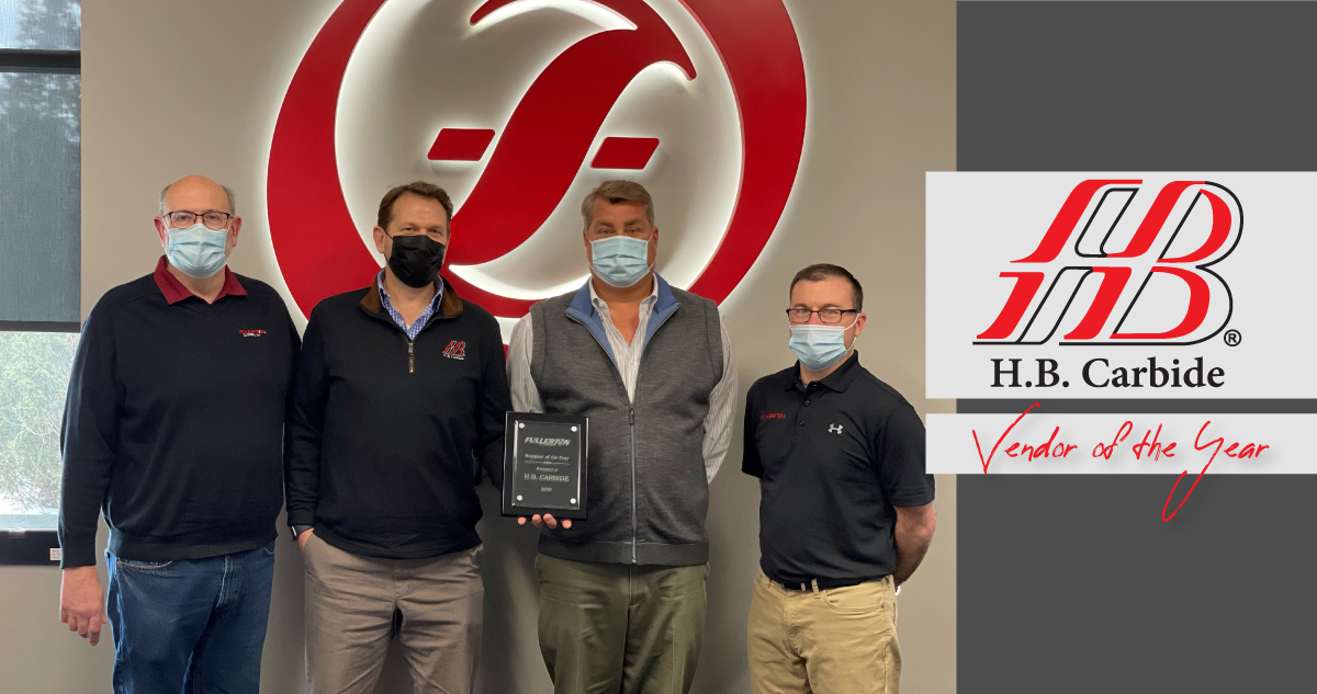 H.B. Carbide named Fullerton’s Supplier of the Year image