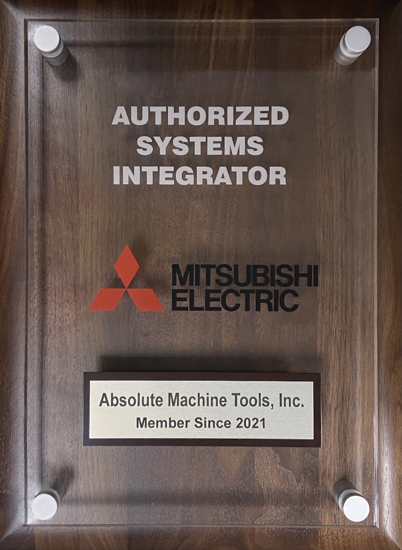 Mitsubishi Electric names Absolute Machine Tools diamond partner image