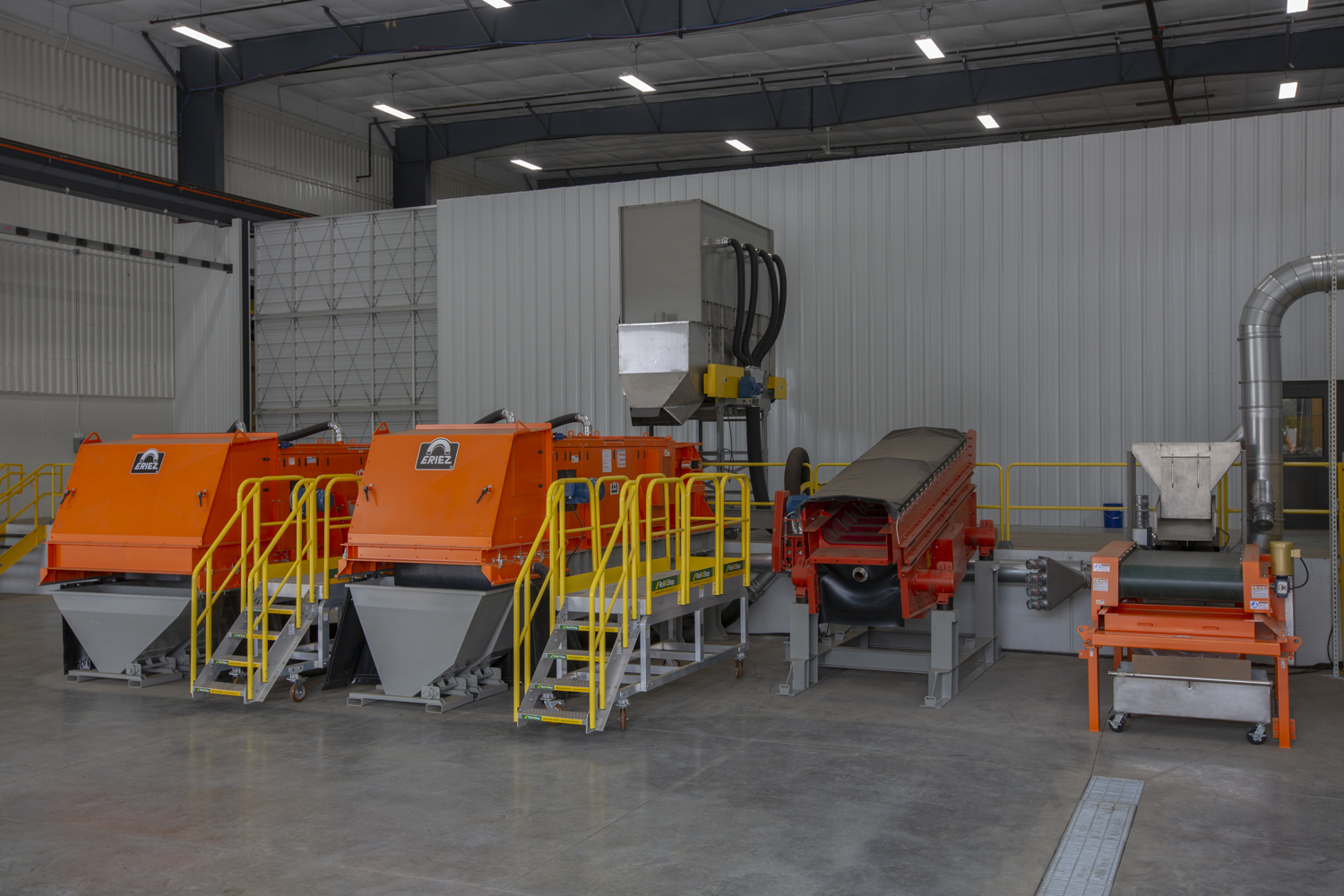 Eriez’s recycling test center solves separation challenges