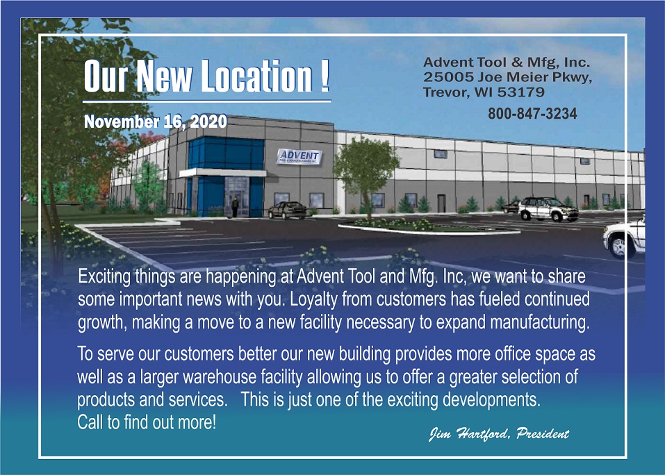 Image from Advent announces new location