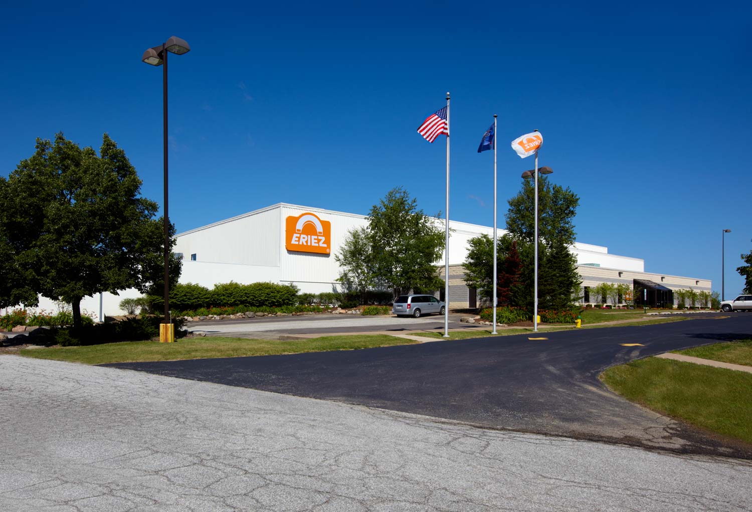 Eriez' expanded Wager Road facility.