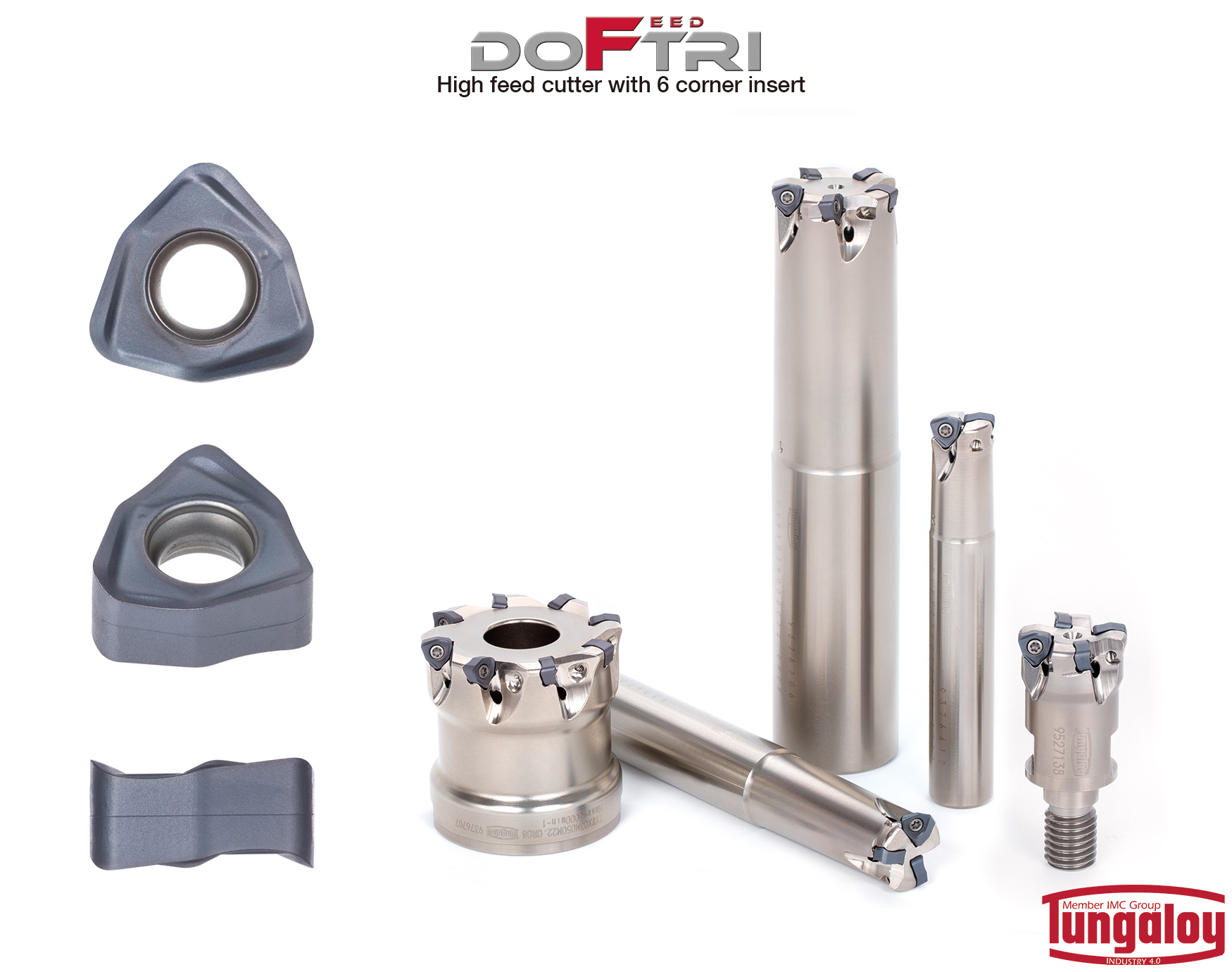 DoFeedTri High-Feed Milling Cutter