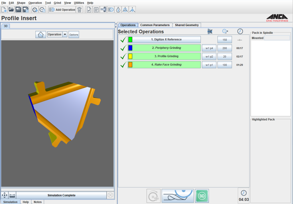 Finished part sinulation for virtual validation