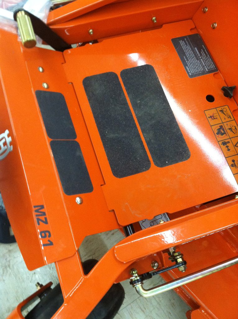 Flex Tred on zero turn mower PR