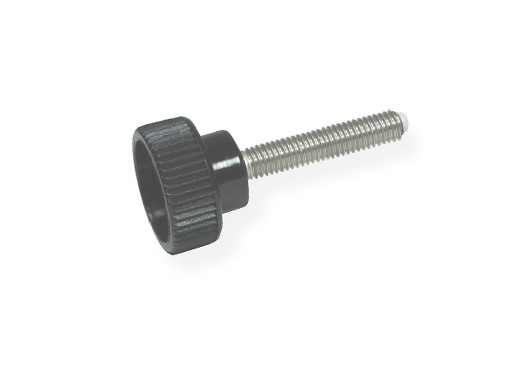 GN 421.10 Technopolymer Plastic Hollow Knurled Knobs With Stainless Steel