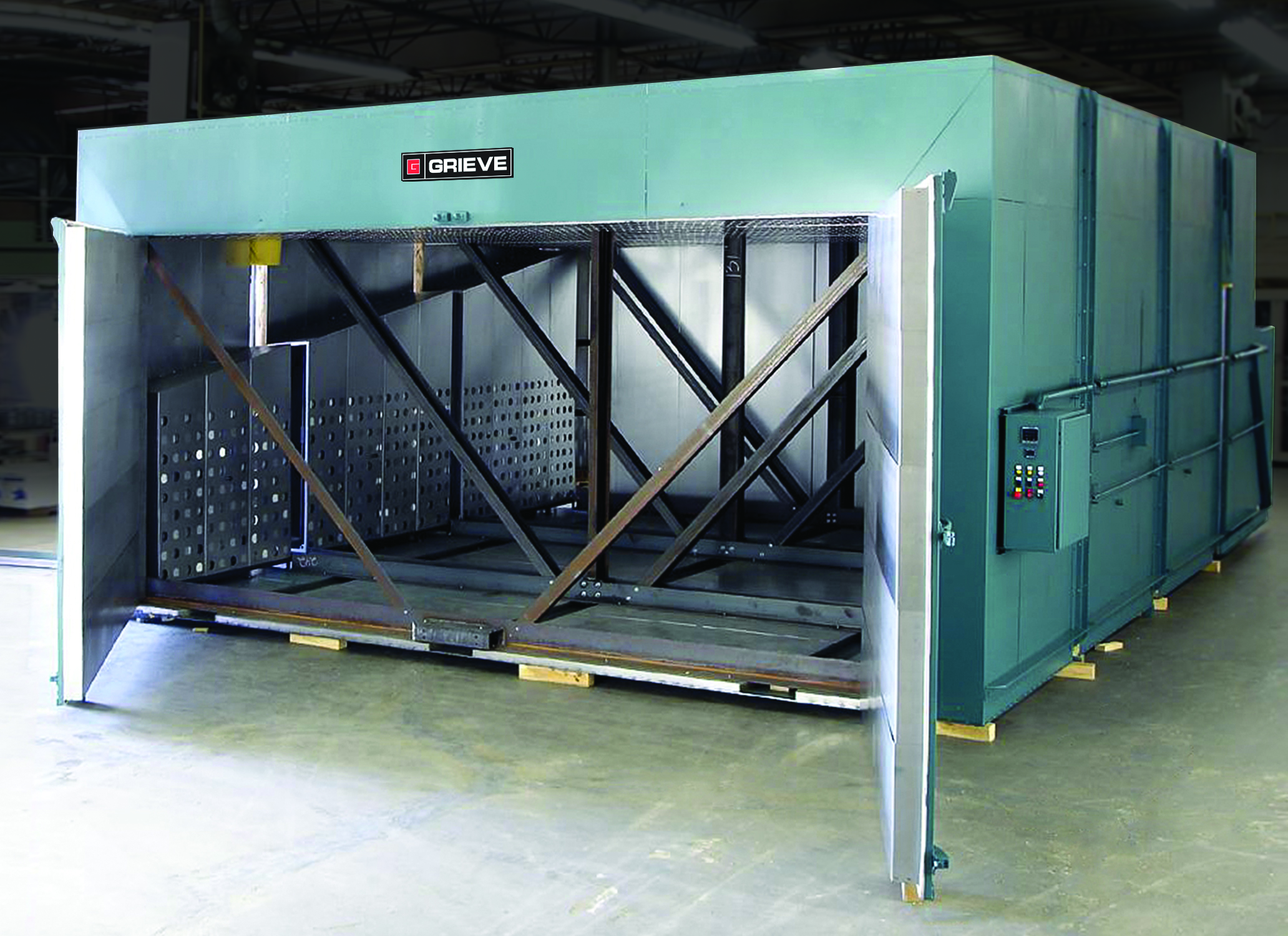 No. 1019 500ºF Electrically Heated Walk-In Batch Oven