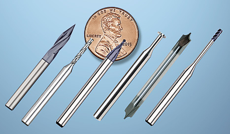 Miniature carbide endmills
