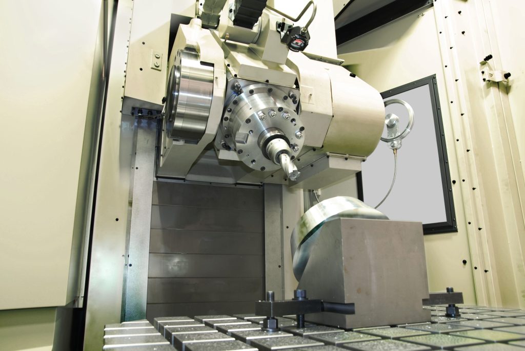 Image from HU100 TS 100 Tilt 5 Axis Horizontal Machining Center