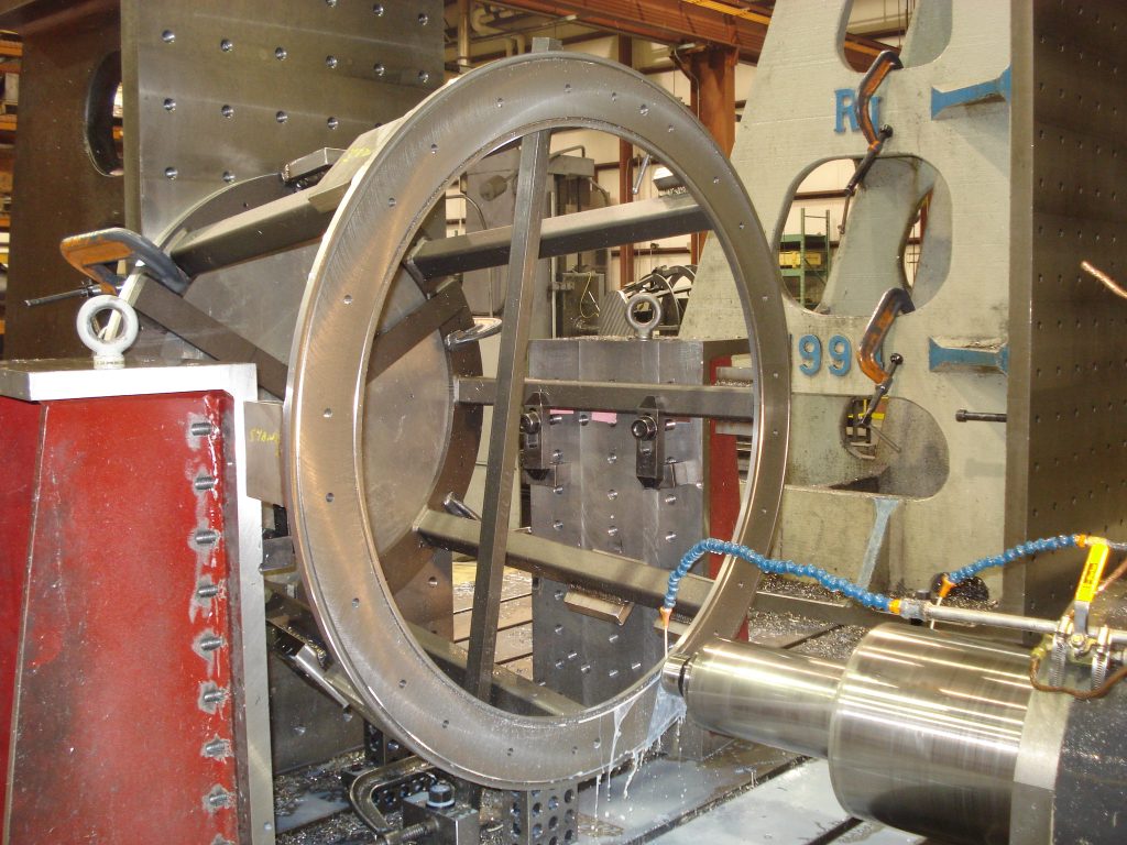 P04, Combustor Frame, machining