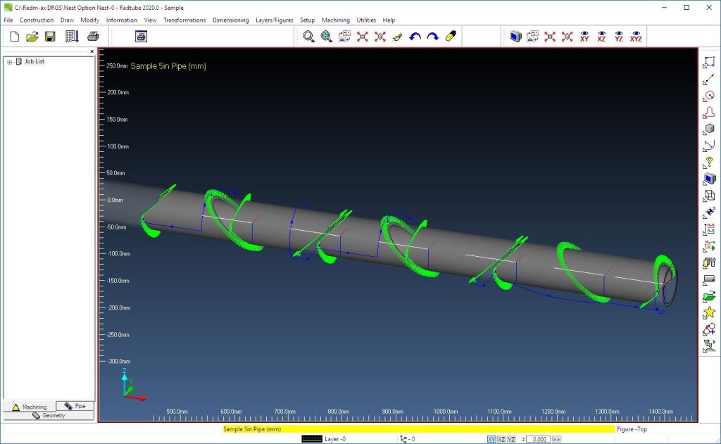 RADAN 2020.0 Nest Material Length
