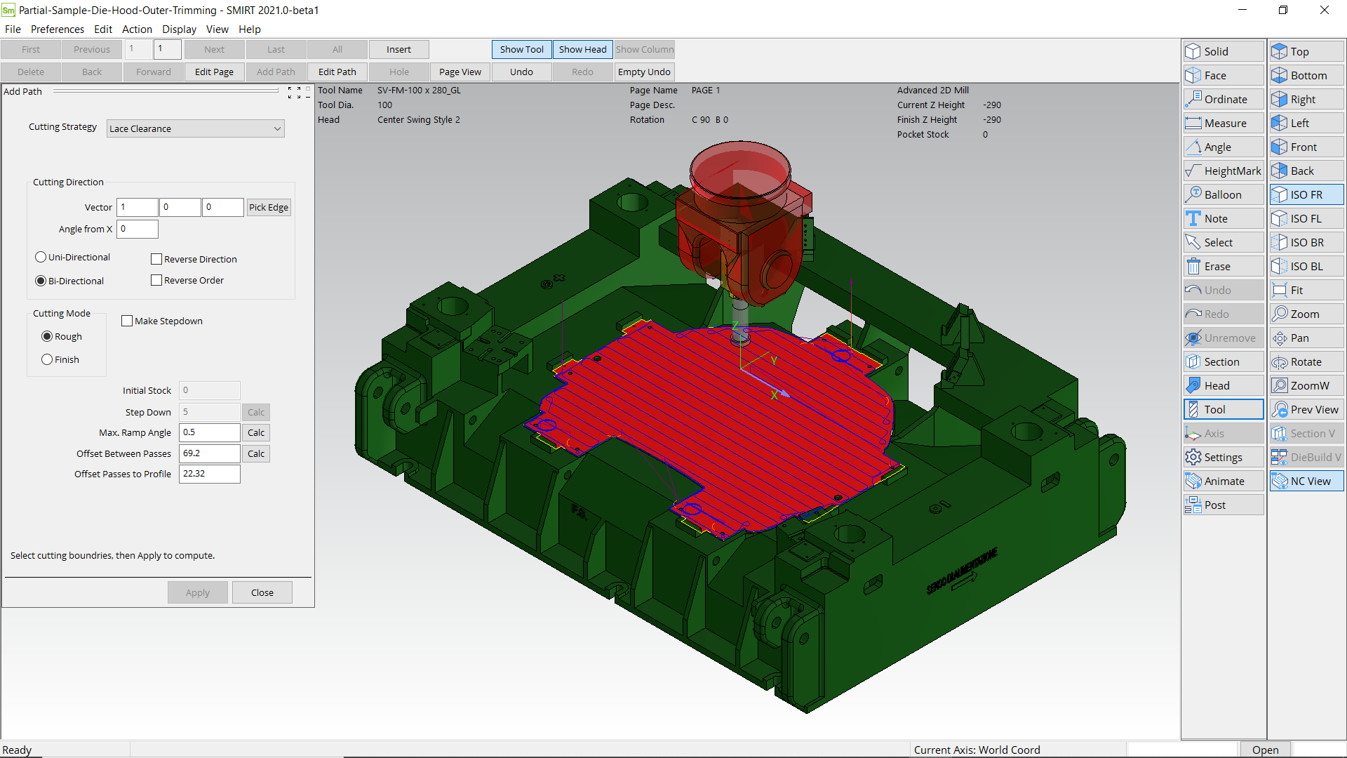 SMIRT 2021 Automated Milling Strategies