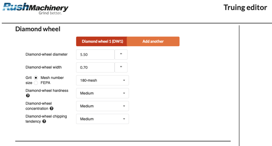 Truing Parameters Calculator