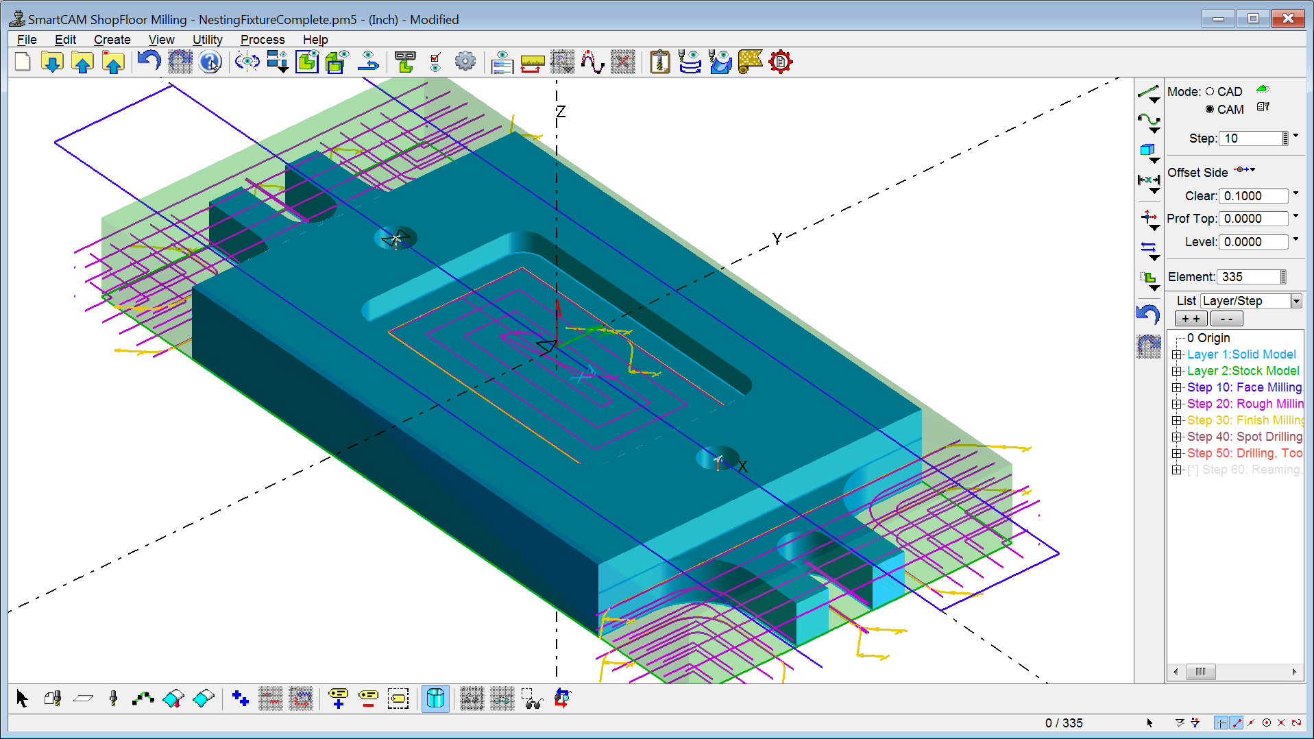 SmartCAM ShopFloor Milling