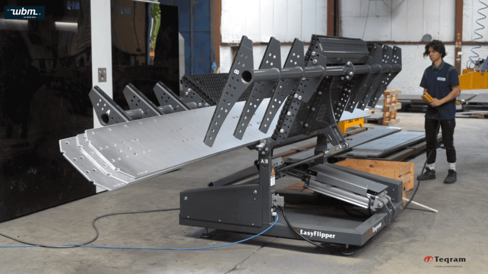 Flipping heavy plate parts – Cutting Tool Engineering