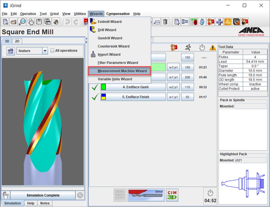Image from Interface for Cutting Tool Measurement and Compensation