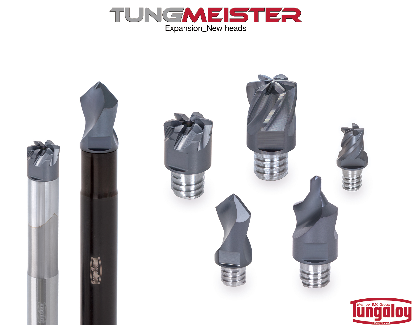 TungMeister Exchangeable Milling Heads Series Expanded