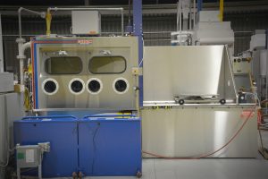 Model 72×36 Dual-Operator Wet Blasting System