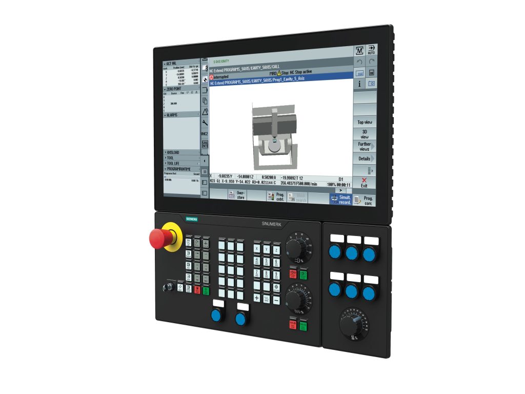 Image from Sidescreen Enhancement for Sinumerik CNC Blackline Touch Panels