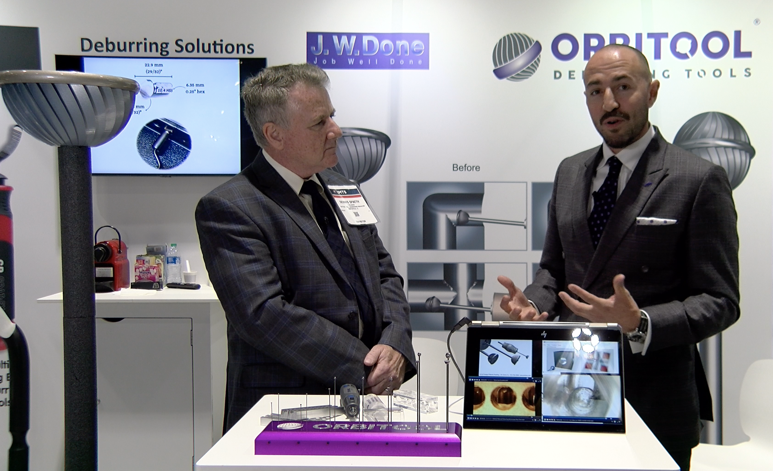 IMTS 2022 Booth Visit with J.W. Done Corp.