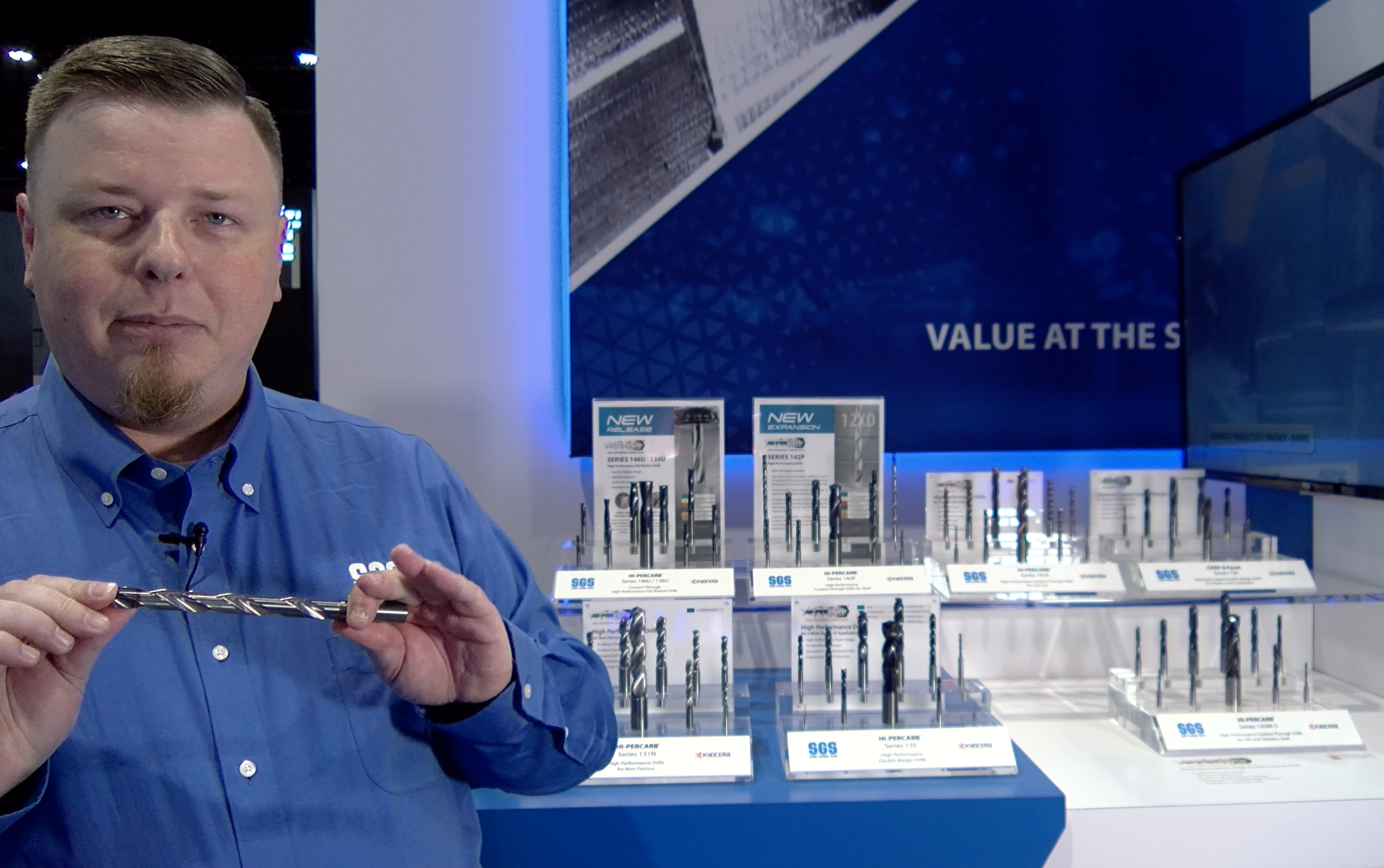 Kyocera SGS Precision Tools Booth Visit