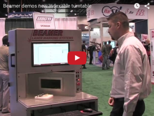 Beamer demos new indexable turntable